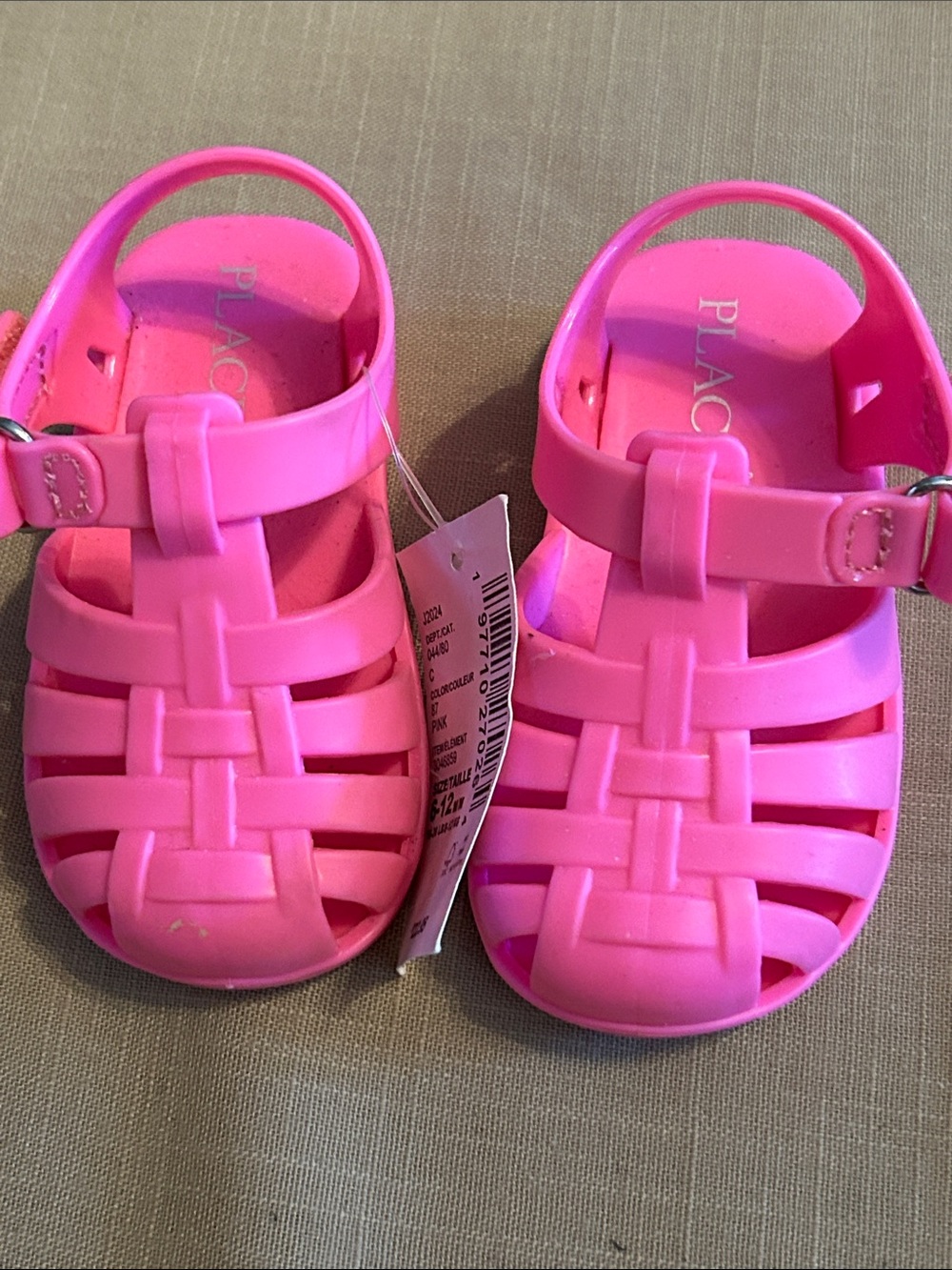 NWT Place Hot Pink Toddler Jelly Sandal